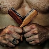ZilberHaar Regular Beard Brush Soft Boar Bristle Pear Wood Handle view 6