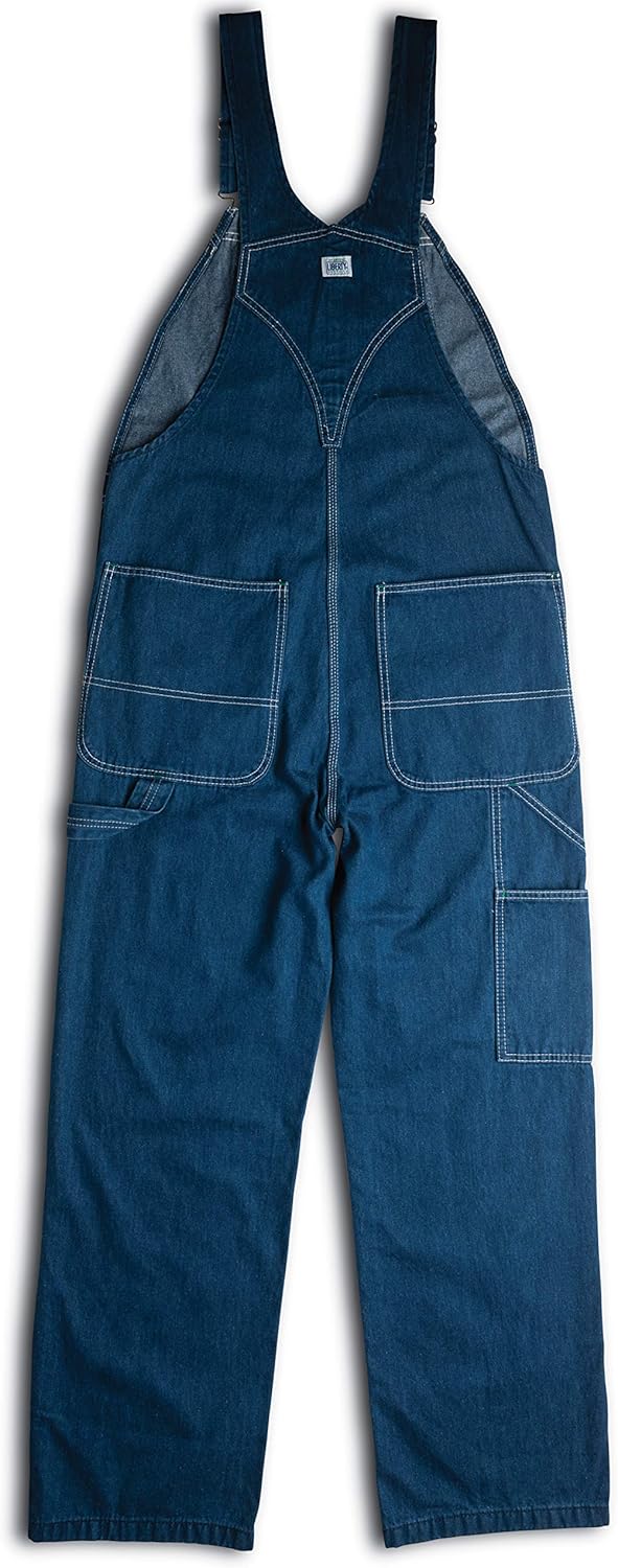 Liberty Men's Stonewashed Denim Bib Overall: Clothing