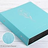 Lanpn Photo Album 6x4 Slip In Linen 600 Pockets Teal 60 Sheets 120 Pages view 3