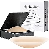 Nippies Bridal Nipple Covers for Women - Sticky on 2 Sides - Reusable Pasties for Weddings & Special Occasions, A-C Cups