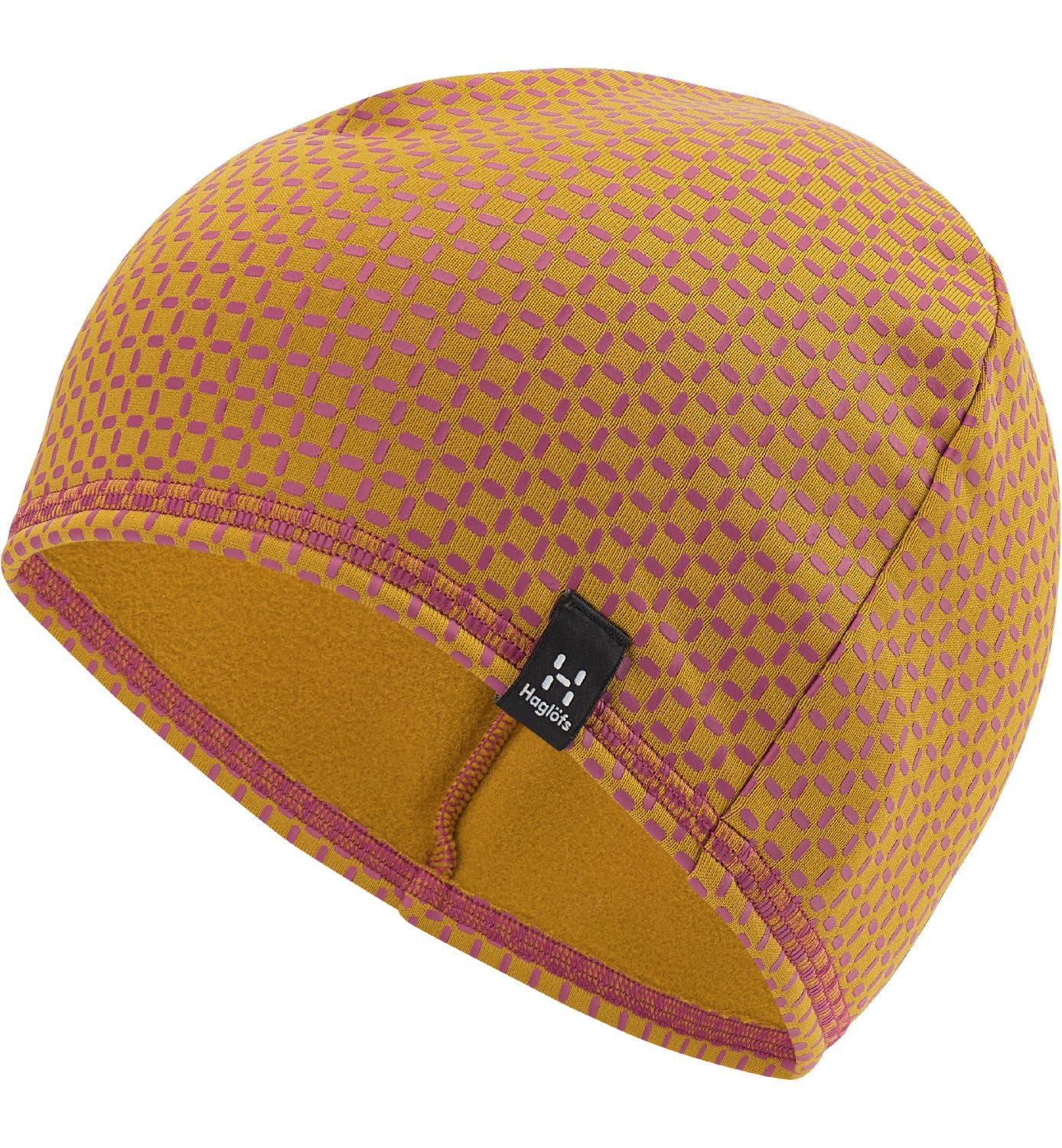 Haglöfs 605138_4WQ Fanatic Print Beanie Hat Unisex Autumn Leaves/DEEP Pink Size S/M