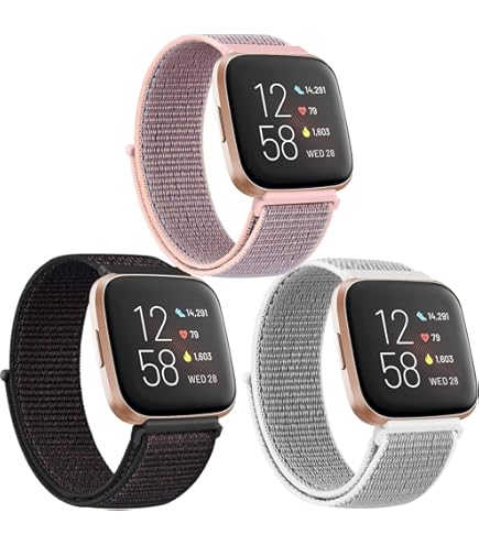 Bracelet De Sport En Nylon Pour Fitbit Versa 2/Versa SE/Versa Lite