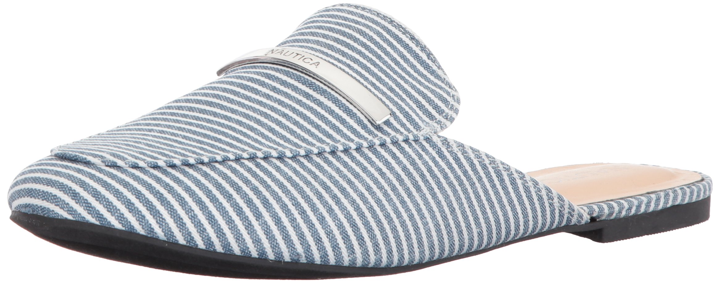 Nautica Women's Labella Mule, Blue Stripe, 8.5 M US