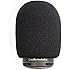 AT2020 Foam Windscreen by Vocalbeat - The Perfect Pop Filter for Your Audio Technica Microphone - Made from Quality Sponge Material that Filter Unwanted Recording Noises - Black Color