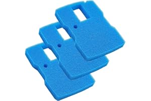 BZTT Pond Filter Pads Replacement Pond Pump Filter Sponge 660 GPH Fish Pond Filter Pads and All in One Pond Pump Filter CUF-6000 Pond Filter Sponge, Pond Fountain Filter Sponge (3 Pcs)