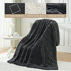 Wemore Jacquard Fleece Weighted Blanket Queen Size