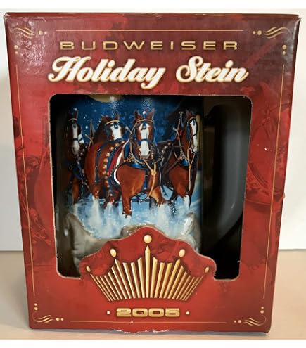 Amazon.com | 20TH ANNIVERSARY EDITION 1999 BUDWEISER HOLIDAY STEIN