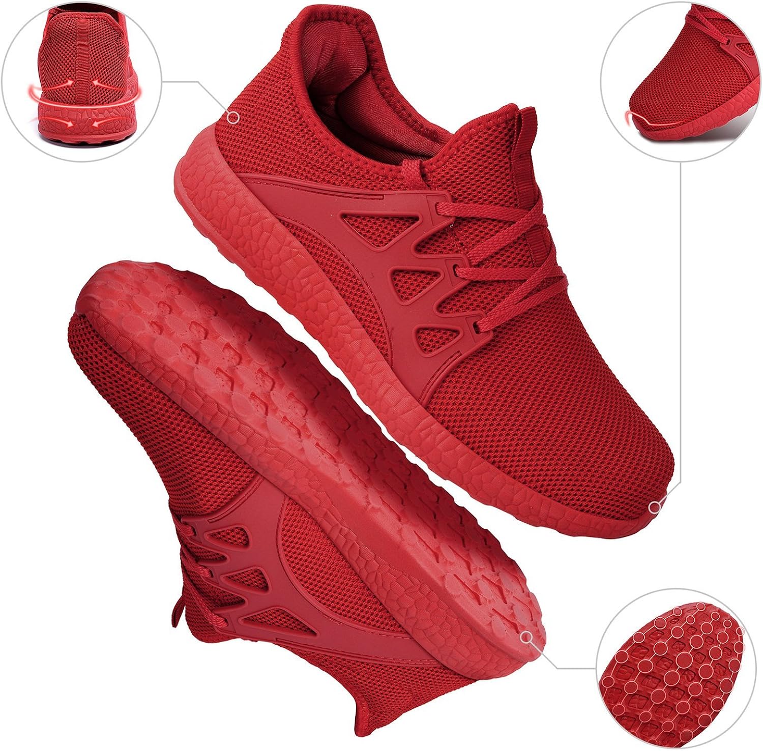  | Troadlop Women's Air Knitted Running Shoes | Road Running