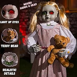 Halloween Animatronics 36inch Doll, 3ft Animated