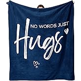 Hudodmn Memorial Sympathy Gifts for Loss of Loved One, Bereavement Gifts Ideas, In Memory of Loved One Gifts, Healing Hug Blanket, Condolence Thinking of You Grief Gift for Women Throw Blanket 60"X50"