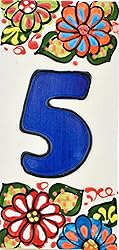 House numbers 6 inch. Handpainted house number