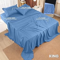 Utopia Bedding King Sheet Set – 4 Piece Bed