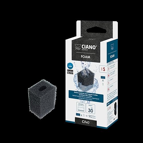 CIANO AQUARIUM FILTER MEDIA WATER CLEAR CARTRIDGE SM / CF40 X2