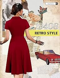 Wedtrend Red Formal, 50's Vintage Style for