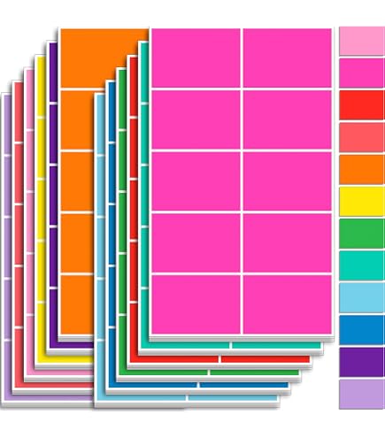 Moving Packing Labels Marspark 300 Color Coding Labels - 2x4 Inch ...