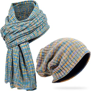 tartan hats and scarves