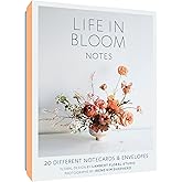 Life in Bloom Notes: 20 Different Notecards & Envelopes (Floral Stationery Set, Flower Photography Notecards)
