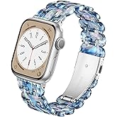 Pleixiu Compatible With Apple Watch Band 38mm 40mm 41mm 42mm 44mm 45mm 46mm 49mm Lightweight Resin For iwatch Ultra 3 2 Series 11 10 SE Series 9 8 7 6 5 4 3 2 1 Apple Watch Bands for Women Men