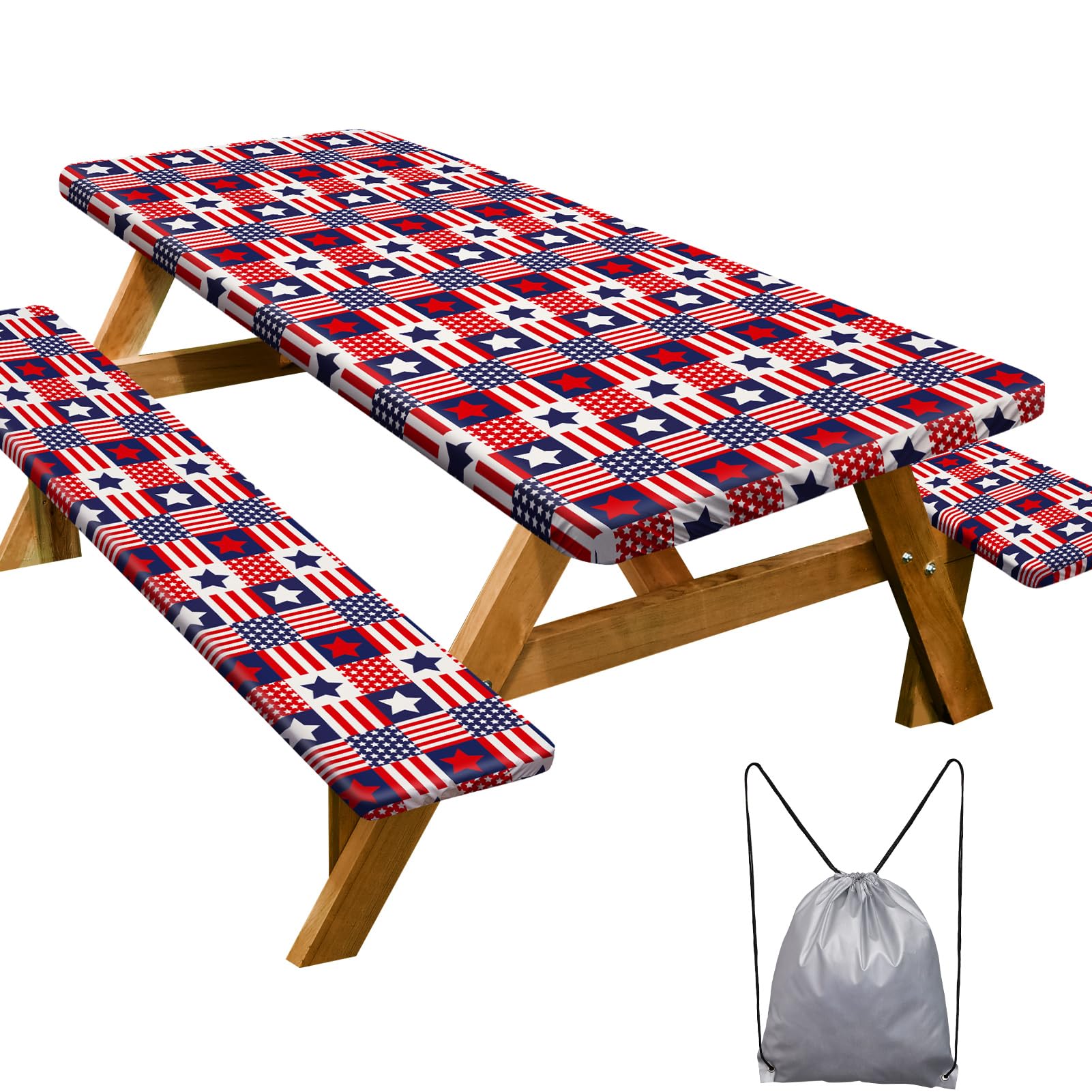 Picnic Table Cover with Bench Covers Camping