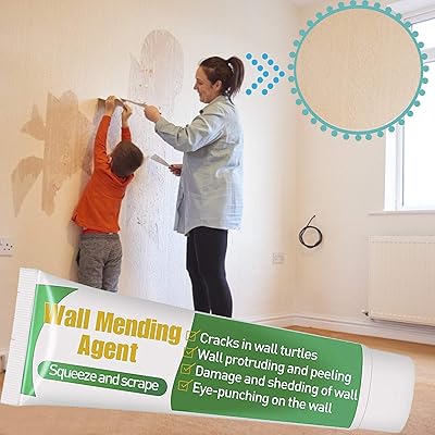 Buy 2 Pack Wall Mending Agent Safemend Wall Repair Drywall Patch Kit With Scraper Plaster Repair Wall Putty For Filling Graffiti Holes And Crack Surface Self Adhesive Drywall Repair Kit 260g Online In