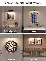 VOLISUN Picture Lights for Wall, Rechargeable