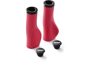 BW USA Ergo-Lock 2.0 Grips – Dual Lock-On MTB Bike Handlebar Grips - Multiple Color Options