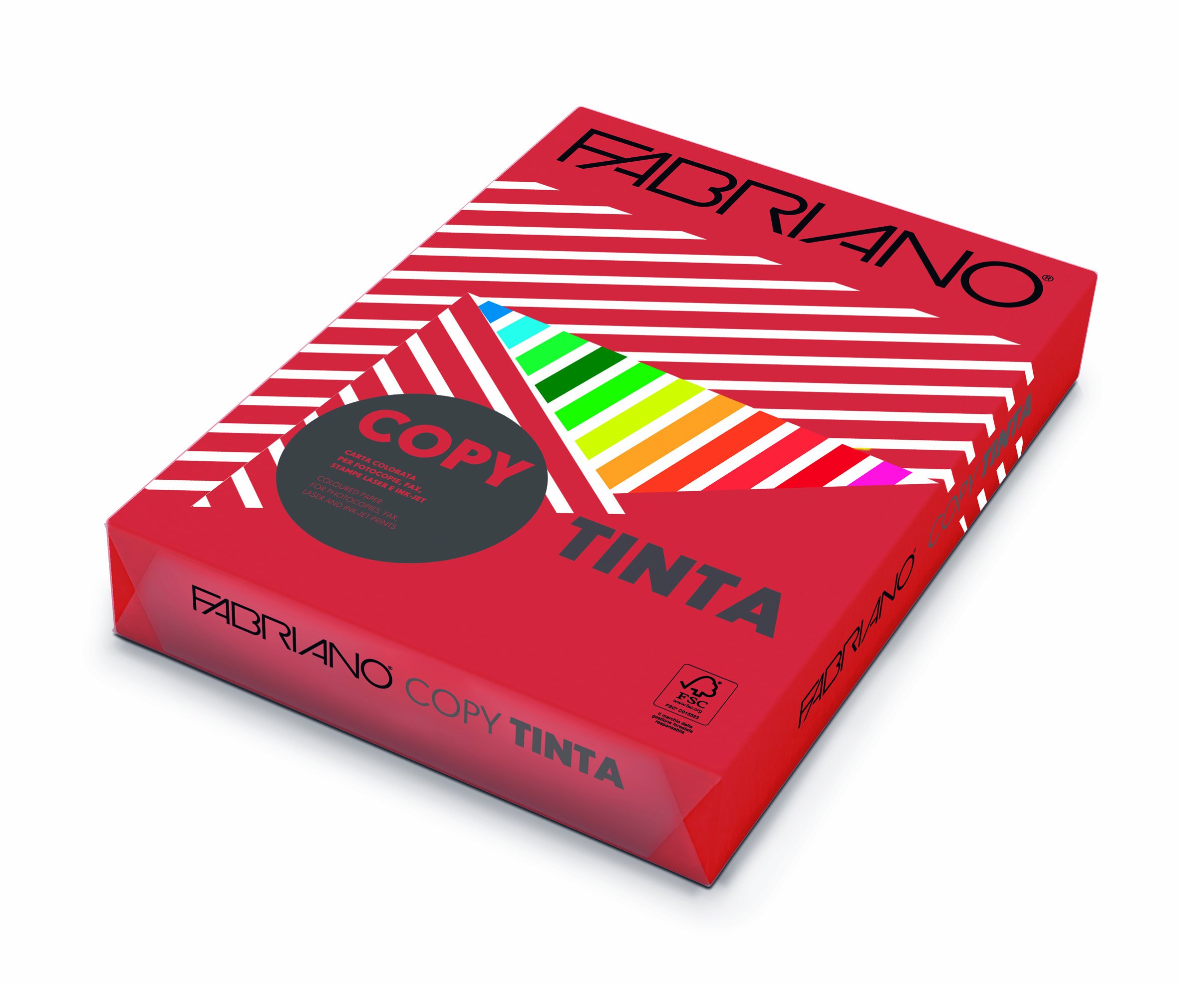 Creative World Of Crafts 160 gsm A4 Colour Tinta Paper, Red