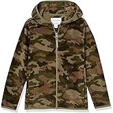 Amazon Essentials Boys and Toddlers' Polar Fleece Full-Zip Hooded Jacket