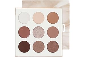 docolor Neutral Eyeshadow Palette 9 Colors Nude Brown Eyeshadow Palette Eye Shadow Palette Makeup Palettes with Velvety and Silky Finishes Highly Pigmented Mattes Shimmers Glitter Eye Makeup Palettes