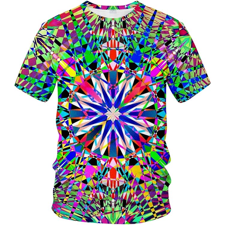 hide psychedelic Tシャツ Amazon.com: Hisayhe Unisex Abstract 3D Print T-Shirts