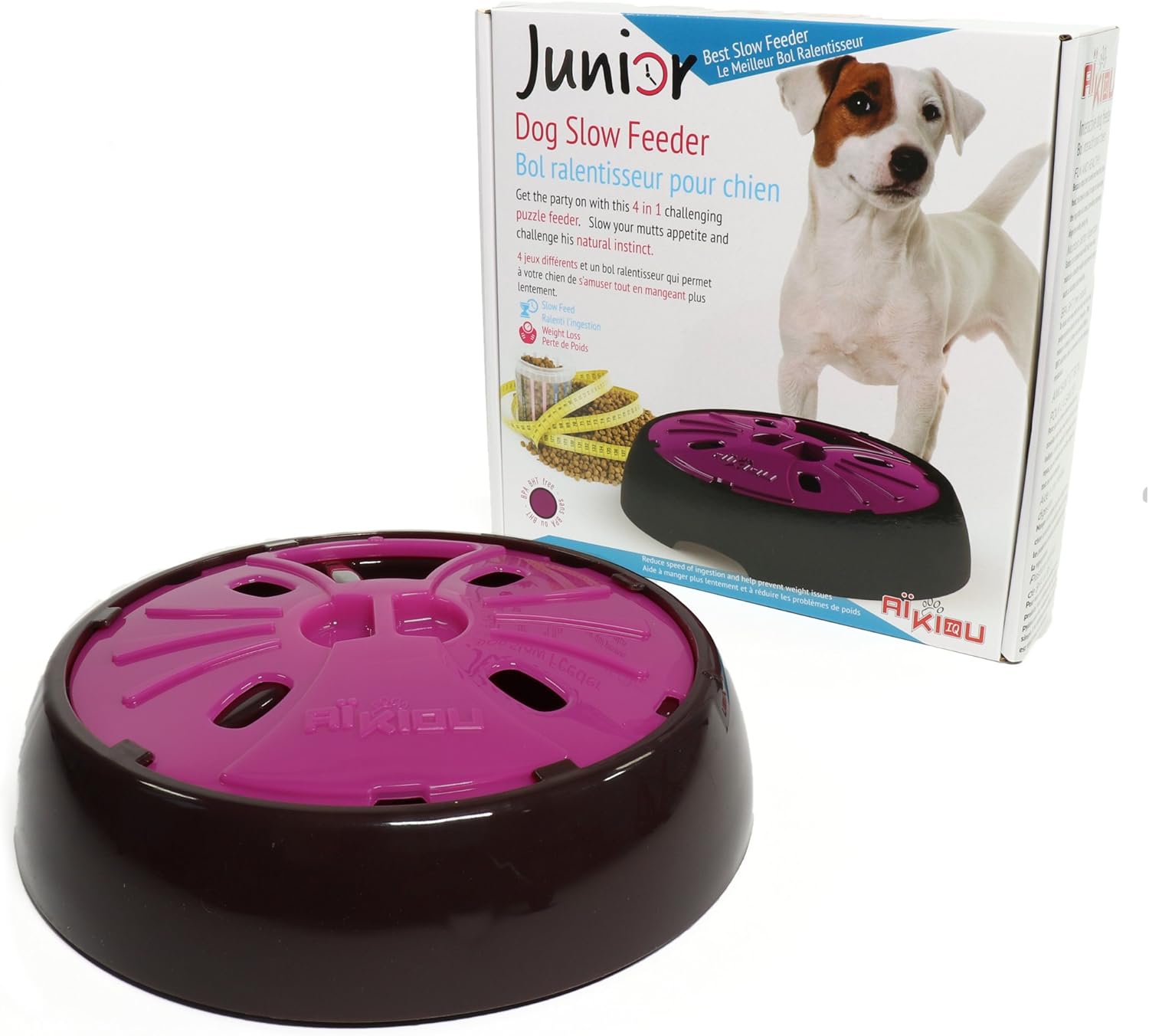 trixie slow feed dog bowl