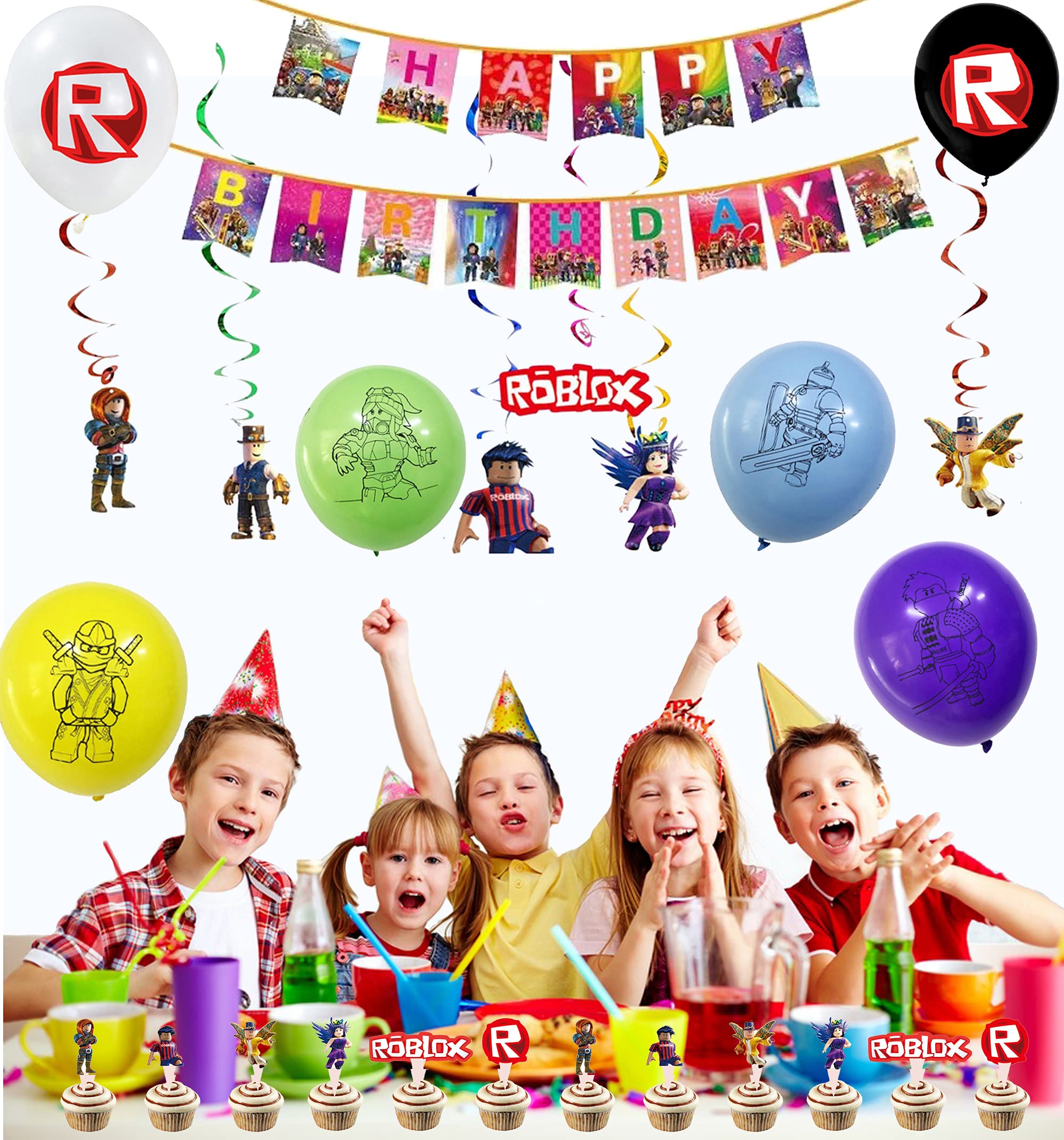 Mua Roblox Birthday Decoration Roblox Balloons Roblox Birthday Balloons ...