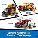 LEGO City Donut Truck Toy 60452 with 2 Minifigures Creative Building Set view 6