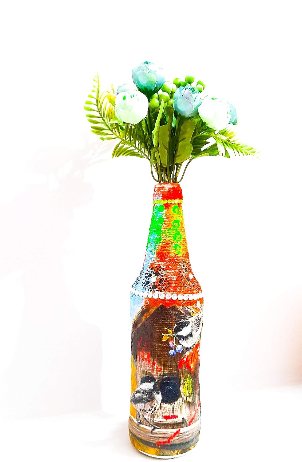 Buy Decorative Glass Bottles Home Decor Glass Flower Vase For