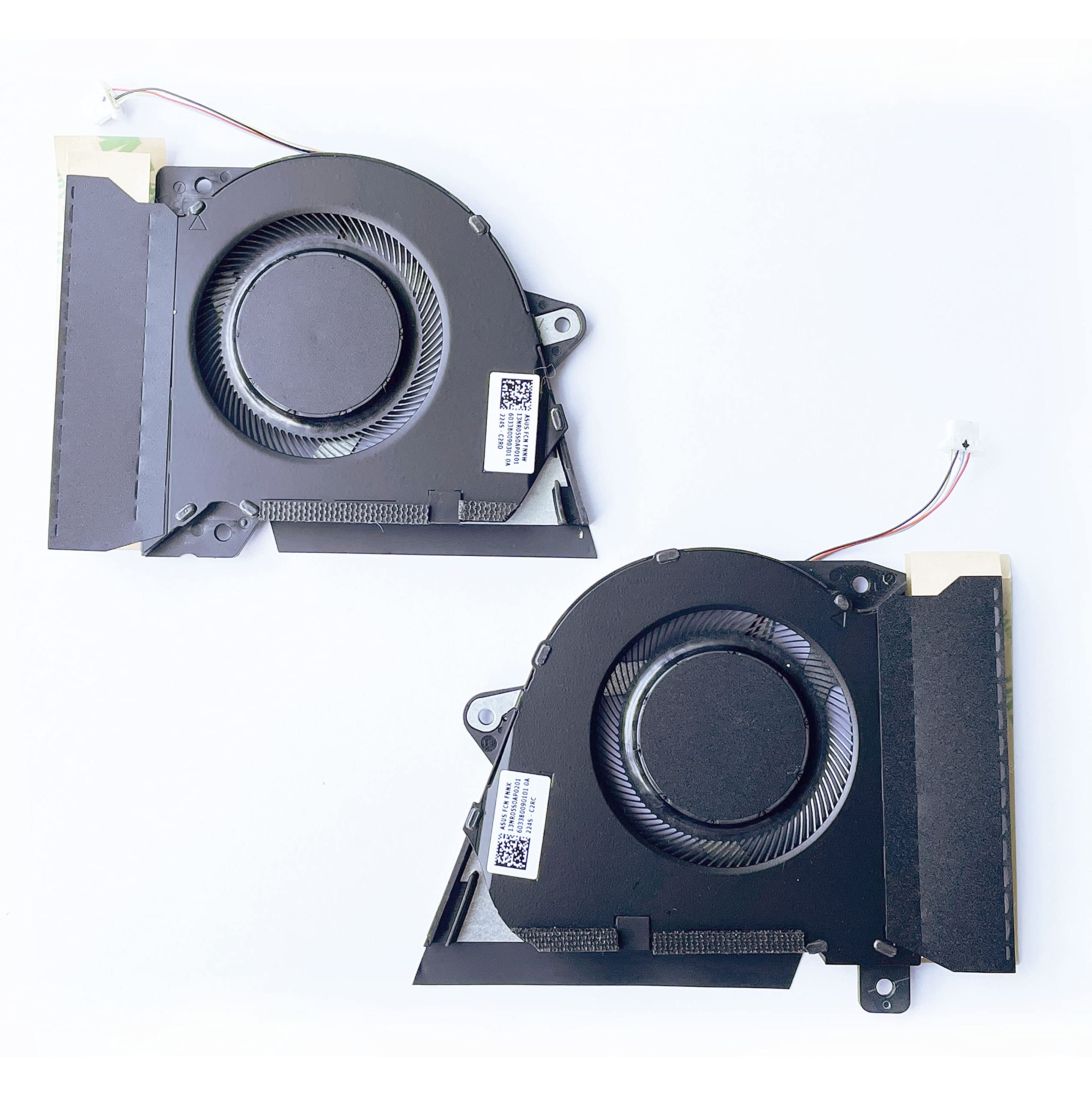 Fleshy Leaf New CPU+GPU Cooling Fan Replacement for ASUS Rog Zephyrus G14 GA401Q GA401QC GA401QE GA401QH GA401QM GA401IHR GA401QEC-K2064T Series DFSCK221151818 FNNX DFSCK22D05883K FNNW