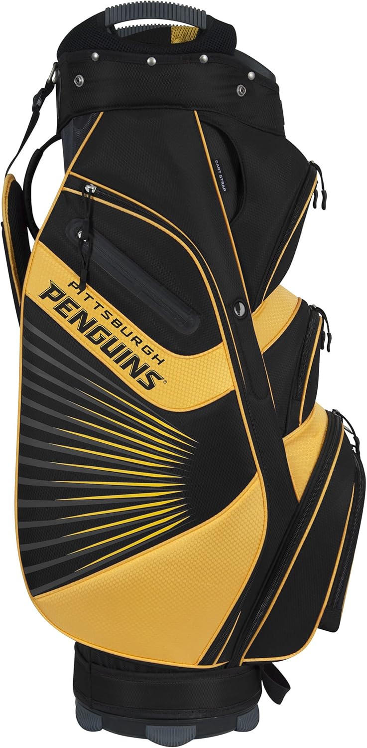 Team Effort Pittsburgh Penguins The Bucket II Cooler Cart Bag : Sports & Outdoors
