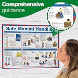 Safety First Aid Group Manual Handling Poster Laminated A2 Workplace Safety view 3