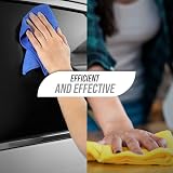TDBS Microfiber Cleaning Cloth Large 40x40cm 20 Yellow Super Absorbent view 3