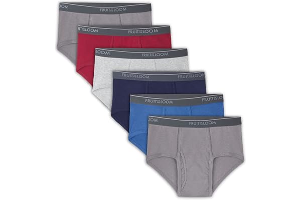 Fruit of the Loom Mens Cotton Briefs (Regular & Big Men) Briefs