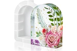 ISSEVE Large Resin Molds,Arch Silicone Molds for Resin Casting,Deep Epoxy Resin Molds for Flowers Preservation,DIY Wedding,Valentine Gift, Home Decors, DIY Resin Epoxy Casting Craft