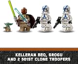 LEGO Star Wars BARC Speeder Escape 75378 Mandalorian Set with Grogu Kelleran Beq view 4