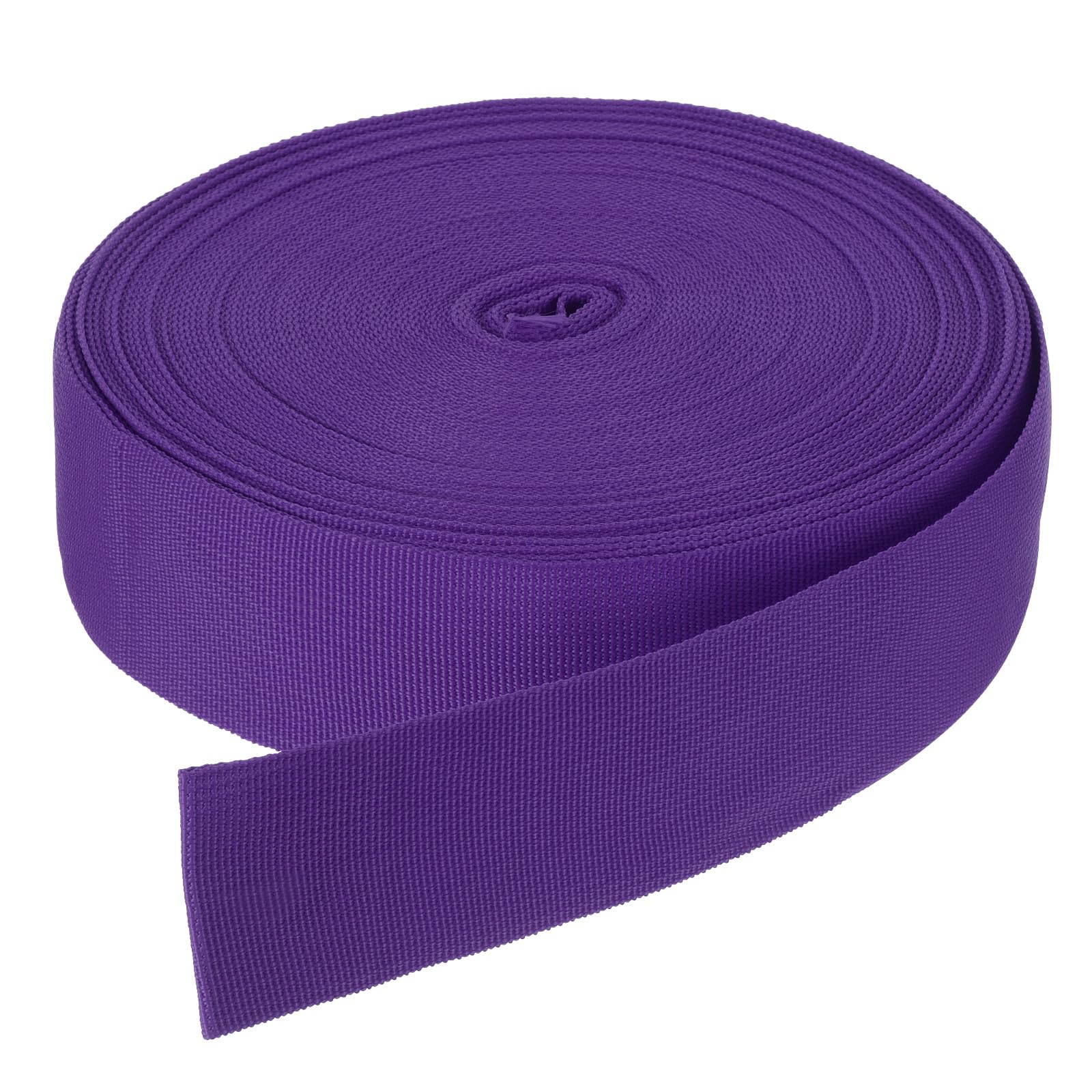 DMiotech 25 Yard x 2 Inch Width Nylon Webbing Strap Poly Flat Webbing Strapping for DIY Craft Backpack Strapping, Sewing, Outdoor Gear Repair, Dark Purple