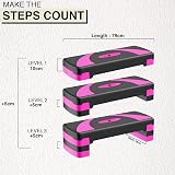 Xn8 Sports Adjustable Height Exercise Step 5/10/15 cm Sturdy Stepper view 6