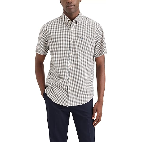 dockers fitted dress shirts Dockers Essential Button-Up Shirt - Classic Fit - Men's main image 1