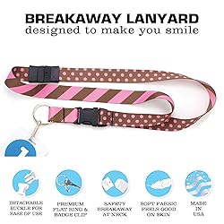 Buttonsmith Chocolate and Pink Dots Premium