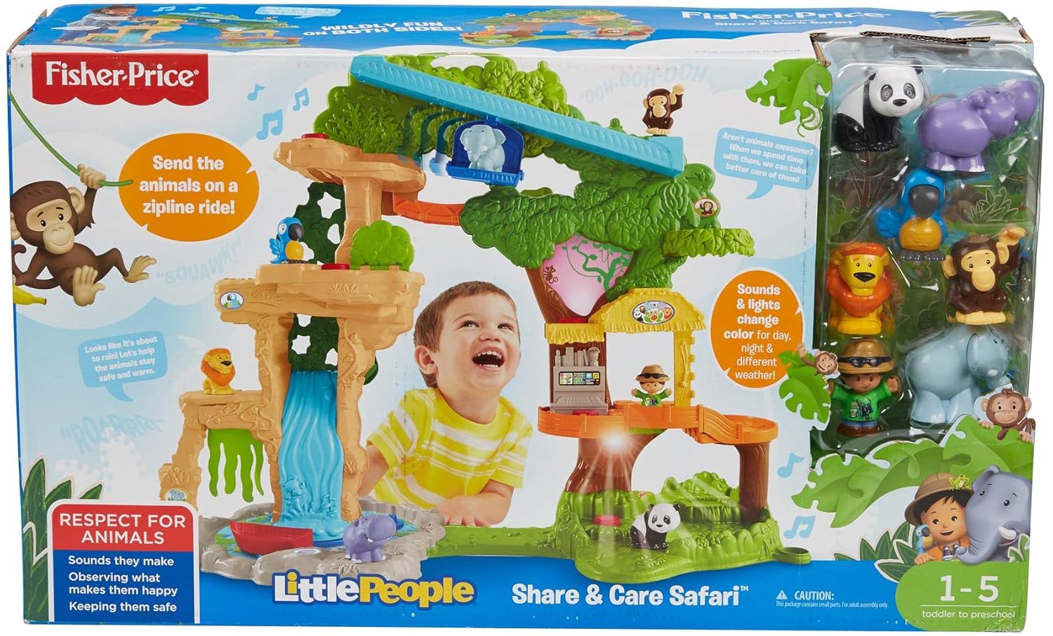 fisher price little people happy animals habitat