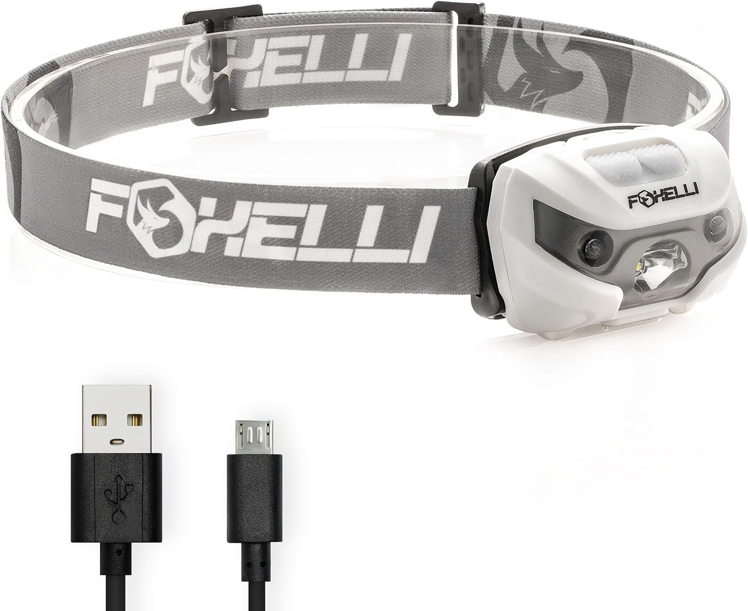 USB Rechargeable Headlamp Flashlight - Super Bright & Lightweight Head Lamp, Perfect for Running, Camping & Work, Up to 30 Hours on a Single Charge : Sports & Outdoors
