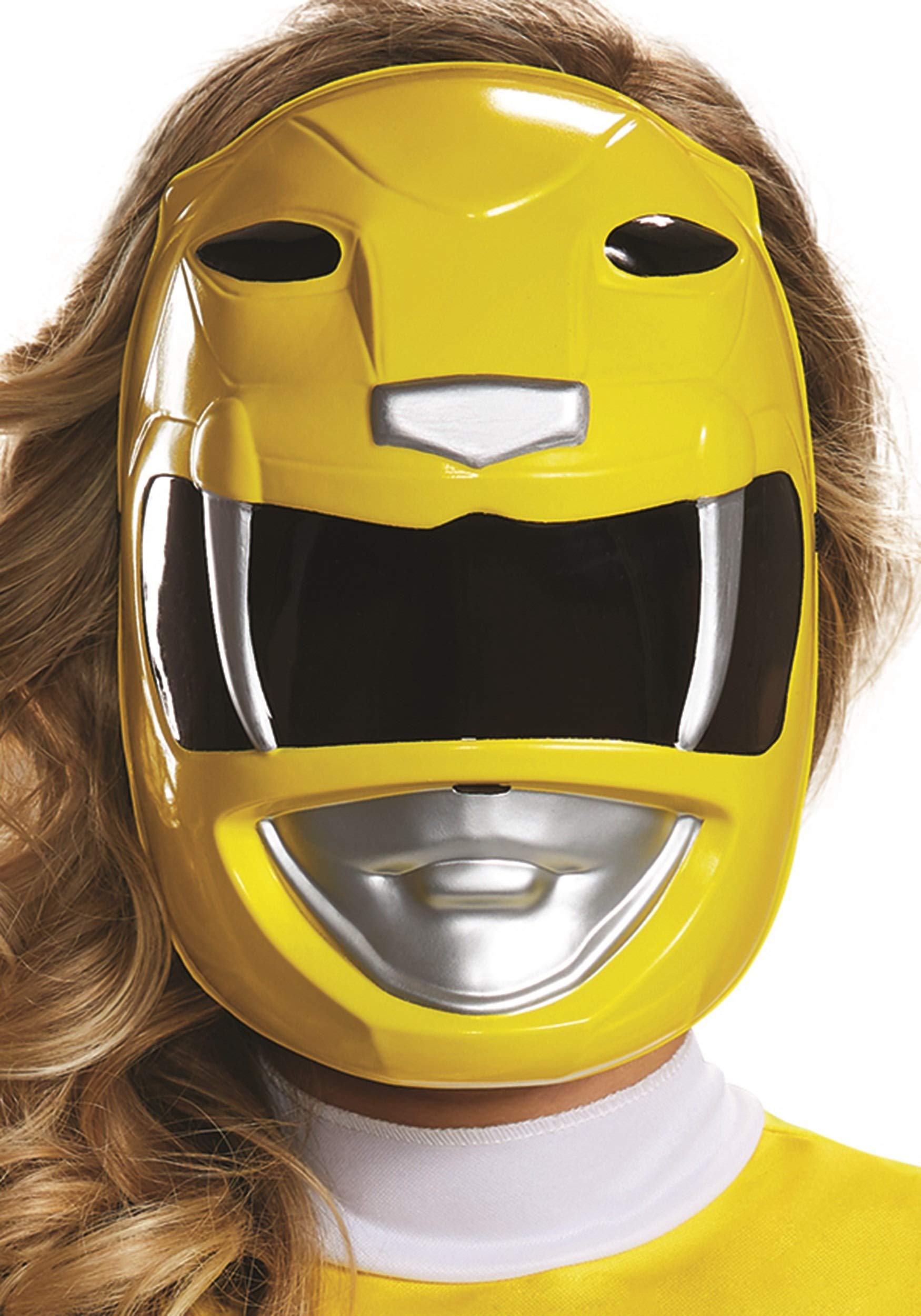 Photo 1 of Disguise Women's Yellow Ranger Mask, One Size Adult