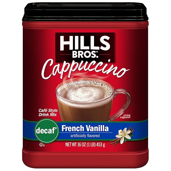 HILLS BROS. CAPPUCCINO MIX – RICH, FROTHY COFFEEHOUSE-TASTING...