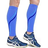 Keskale Calf Compression Sleeve for Men & Women 20-30 mmHg, Leg compression Sleeve, Footless Compression Socks (1 or 2Pair)